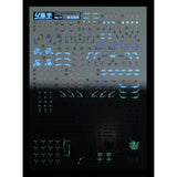 LANYU RX-93-V2 RG 1/144 HI-V Hi NU Water Slide Decal Fluorescen Luminous