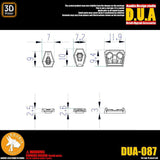 ANUBIS 3D print detail upgrade parts backpack anime scattered gas DUA087  detail parts no kits