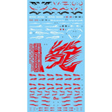 AMAX Water Slide Decal MG 1/100 MB MBF Astray Red Dragon Fluo AMAXMB010