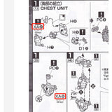 CB MG 10 butcher parts for XXXG-01SR2 SANDROCK CUSTOM