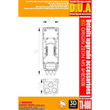 ANUBIS 3d PRINT DETAIL upgrade parts TX008  General USE HG ORIGIN ZEON MS NO KITS