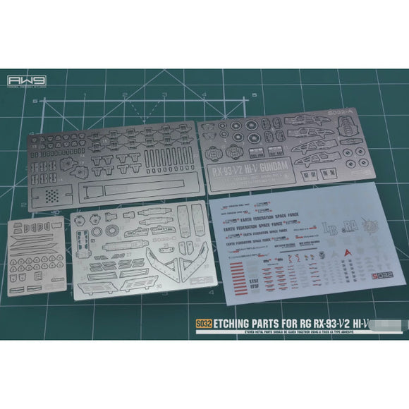 MAD Madworks S32 RG 1/144 RX-93-2 Hi Nu Etching and Decal