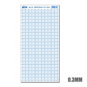 MOSHI M.S. MS078 Model GK Detail Modification ABS Graduated Rubber Plate