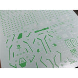 20250722 XUEYAN XY / SNOW FLAME RG Banshee Ver.Final Battle Green Fluorescence Water slide decal