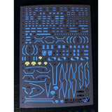 LANYU Water slide decal for MG 1/100 Astrea F  (Luminous+Fluorescent)