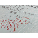 20250722 XUEYAN XY / SNOW FLAME MG GINN   Fluorescences Water slide decal