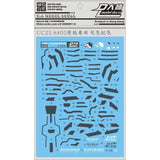 DL DALIN Water slide decal Uc25 Decal For 8805 MG 1/100 Msz-006-38 Z2.0 3