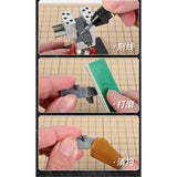 MOSHI M.S. MS105 Aluminium alloy Nylon material Model Cleaning brush