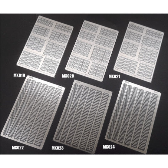 MOSHI M.S. Metal Armor Disperse gas MX019-MX024 Detail Upgrade parts Etching