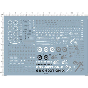 CALILY HG 1/144 GNX-603T GN-X Water slide decal