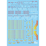 AMAX Water Slide Decal 1/100 MB Soul Blue ver Strike Freedom Fluo Gold Coaitng AMAXMB008