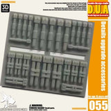 ANUBIS 3D print detail upgrade parts DUA021-060 details upgrade accessories Active shaft Heat sink Oil pipe Outer armor no kits