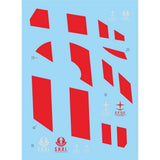 DL DALIN Water slide decal UC60 8821 MG MB F91 Stand Gold Coating