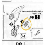 CB butcher parts for MG 1/100 Deathscythe