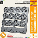 ANUBIS 3D print detail upgrade parts DUA061-110 details upgrade accessories Active shaft Heat sink Oil pipe Outer armor no kits