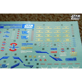 DL DALIN Water slide decal MG MB Strike Freedom 4 Color Coating