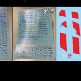 DL DALIN Water slide decal UC60 8821 MG MB F91 Stand Gold Coating