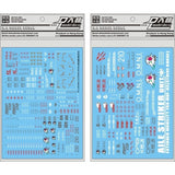 DL DALIN Water slide decal PG Strike Rouge