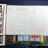 DL DALIN Water slide decal MG 1/100 Buster