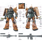 DL DALIN Water slide decal UC53 MG 1/100 MS-06S ZAKU Red 2.0