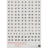 YAN FLAME KP590 Asra Tamamonomae Eye Mouth Face Water Slide Decal (YANMD023) 20250721