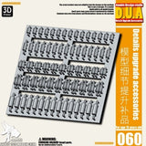 ANUBIS 3D print detail upgrade parts DUA021-060 details upgrade accessories Active shaft Heat sink Oil pipe Outer armor no kits