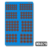 MOSHI M.S. MX025-030  Military Model Foldable Booster Metal Etching Detail Parts
