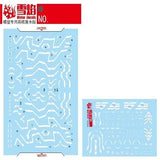 20250722 XUEYAN XY / SNOW FLAME MD Strike Raptor Fluorescences Water slide decal