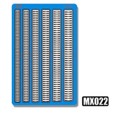 MOSHI M.S. MX019-MX024  Military Model Etching Detail Parts