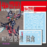 20250722 XUEYAN XY / SNOW FLAME MD Strike Raptor Fluorescences Water slide decal