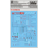 DL DALIN Water slide decal RG Astray Red Frame