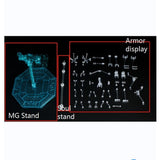 EW MG 1/100 Virtue Armor Display PARTS NO KITS