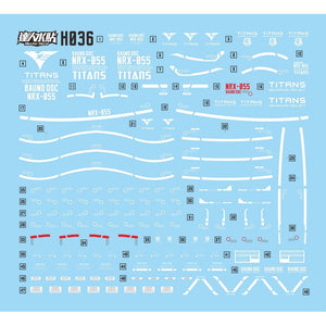 MASTER H036 HGUC 1/144 BAUND DOC Water Slide Decal Collectibles