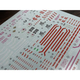 20250722 XUEYAN XY / SNOW FLAME MG-82 MG ROUGE Strike High-Accuracy Fluorescence Water slide decal