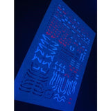 20250722 XUEYAN XY / SNOW FLAME MG Sandrock  EW Armadillo Unit PB Fluorescence Water slide decal