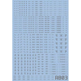 AMAX Water Slide Decal HIQ RB03 Warning Sign detail AMAXRB03001 AMAXRB03002 AMAXRB03003 AMAXRB03004