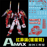 AMAX Water Slide Decal MG 1/100 8814 Astray Red Frame Powered Red MB Fluo AMAXMB018