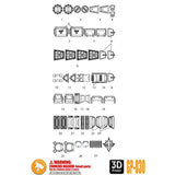 ANUBIS 3D print detail upgrade parts GP030 MG GP02A no kits Collectibles