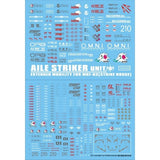 DL DALIN Water slide decal PG Strike Rouge