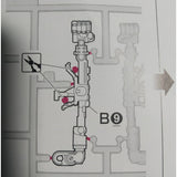 CB RG 24 butcher parts for Zaku II char version f-13  g1-13 F18 G2-2