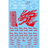 AMAX Water Slide Decal MG 1/100 MB MBF Astray Red Dragon Fluo AMAXMB010