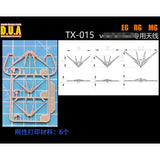 ANUBIS 3d PRINT DETAIL upgrade parts TX015 RG EG MG Nu Ver.Ka v-fin antenna NO KITS