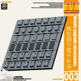 ANUBIS 3D print detail upgrade parts Resin Up Shoulder Armor / Outer Armor DUA003 no kits