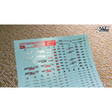 DL DALIN Water slide decal MG Double X GX-9901 DX Gold Coating