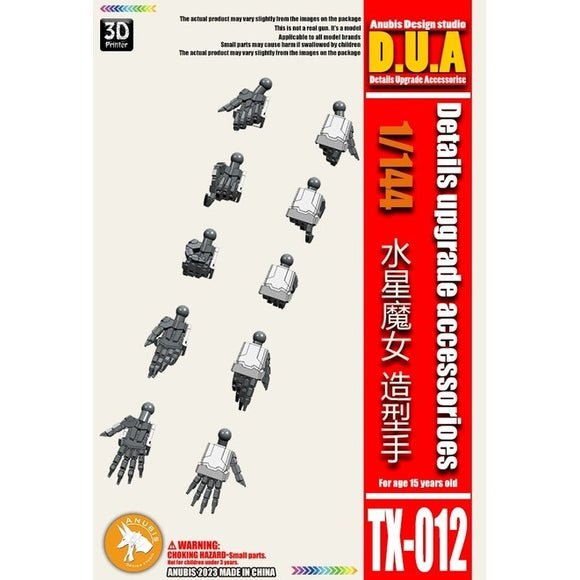 Aunbis TX012 HG 1/144 TWFM Aerial Lfrith Multiuse Hands Detail Parts