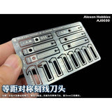 Alexen AJ0030 balanced symmetrical scoring cutter head 5-in-1
