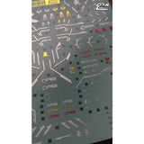 DL DALIN Water slide decal MG MB MBF-P01 Gold Frame Gold Coating