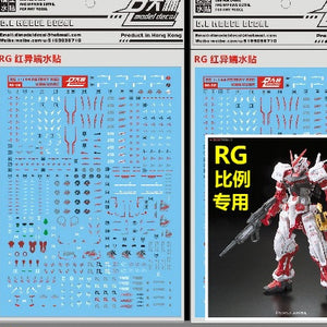 DL DALIN Water slide decal RG Astray Red Frame