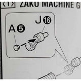CB MG 31 butcher parts for MS-06J Zaku II 2.0