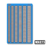 MOSHI M.S. Metal Armor Disperse gas MX019-MX024 Detail Upgrade parts Etching